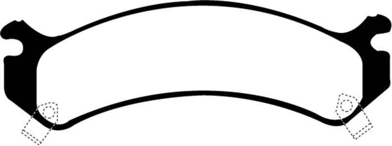 Plaquettes de frein avant EBC 02 Chevrolet Avalanche 8.1 (2500) Greenstuff