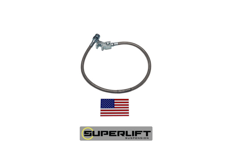 Superlift 99-10 Ford F-250/F-350 avec kit de levage 4-10 pouces (simple) Flexible de frein pare-balles