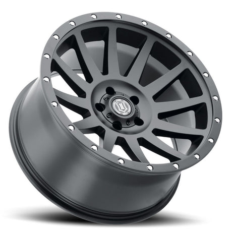 Roue ICON Compression 20x10 6x135 -19mm Offset 4.75inBS Noir Satin
