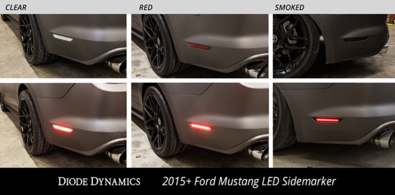 Feux de position latéraux à LED Diode Dynamics 15-21 EU/AU Ford Mustang - Fumés (paire)