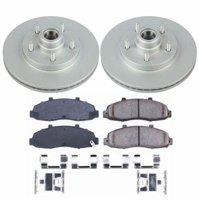 Kit de freins avant Power Stop 97-00 avec revêtement Geomet Z17 Evolution pour Ford F-150