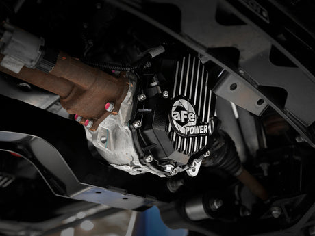 Couvercle de différentiel avant AFE Power 11-18 GM 2500-3500 AAM 9.25, série Street usinée noire