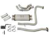 Échappement arrière de catalyseur aFe POWER Rebel Series 2-1/2 po 409 SS avec embouts polis 16-17 Nissan Titan V8 5,6 L