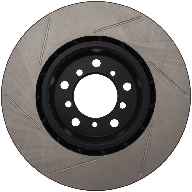 Rotor fendu avant gauche StopTech Power Slot pour BMW (E46)