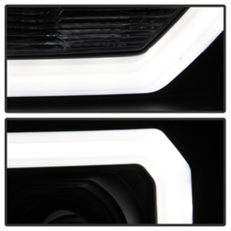 Phares de projecteur Spyder GMC Sierra 1500/2500/3500 07-13 V2 - Noir PRO-YD-GS07V2-LBDRL-BK