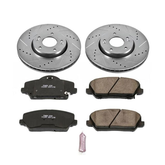 Power Stop 14-17 Kia Forte5 Front Z23 Evolution Sport Brake Kit