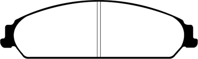 Plaquettes de frein avant Redstuff EBC 13-14 Chrysler 200 3.6