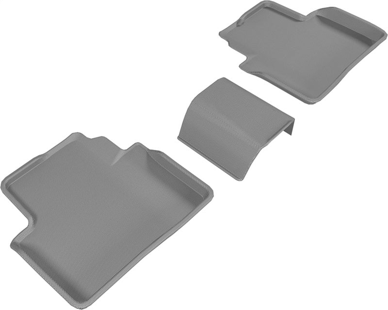 Tapis de sol 3D MAXpider pour Honda Civic Kagu 2016-2020, 2e rangée - Gris