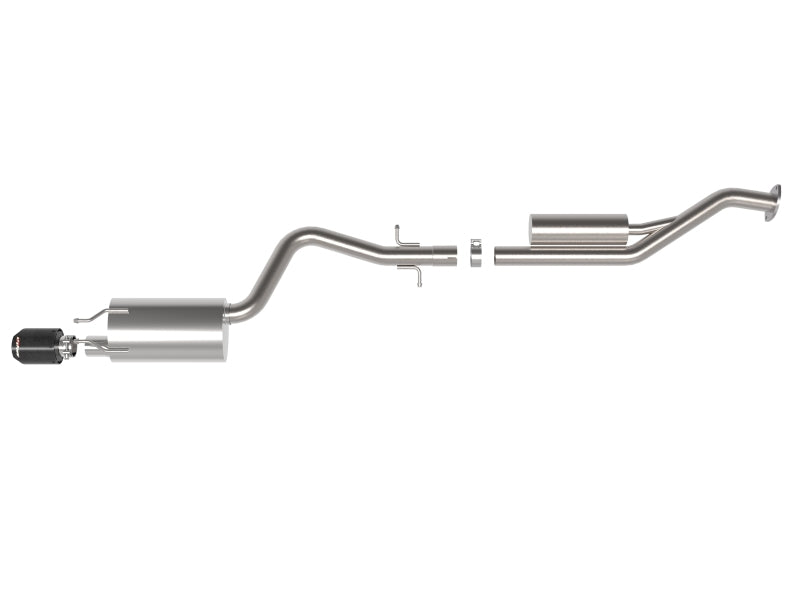 aFe Lexus IS300 01-05 L6-3.0L Système d'échappement Takeda Cat-Back - Embout en fibre de carbone