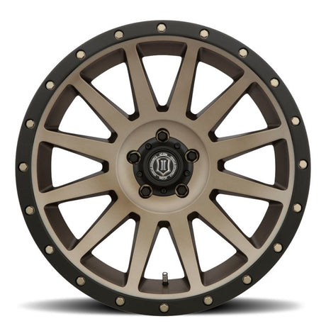 Roue ICON Compression 20X10 / 6x135 / -19MM / 4.75in BS / Alésage 87.10mm - Bronze