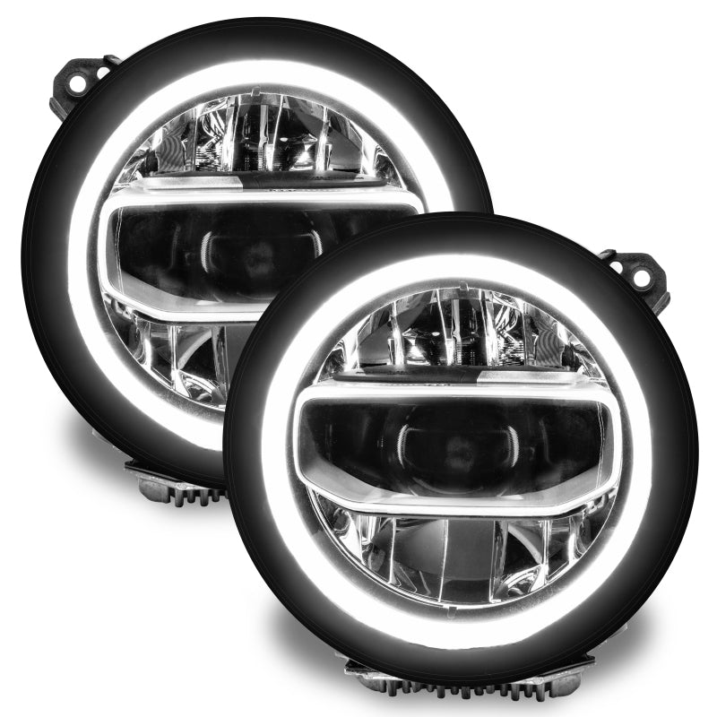 Oracle Jeep Wrangler JL/Gladiator JT RGB+W Headlight DRL Kit - ColorSHIFT w/o Cntrl