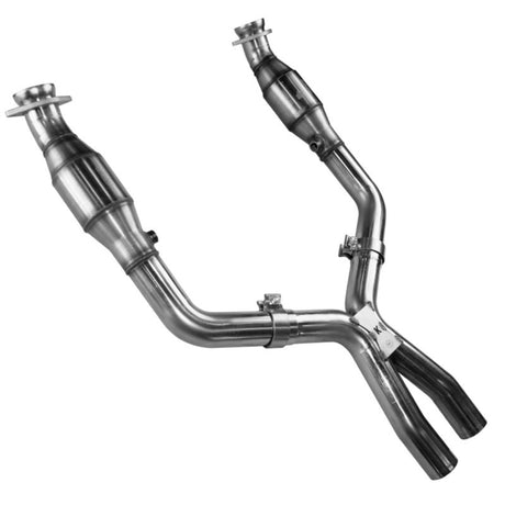 Kooks 05-10 Ford Mustang GT 4.6L 3V Auto/Manuel 3" x 2 1/2" Échappement OEM VERT Cat X Pipe