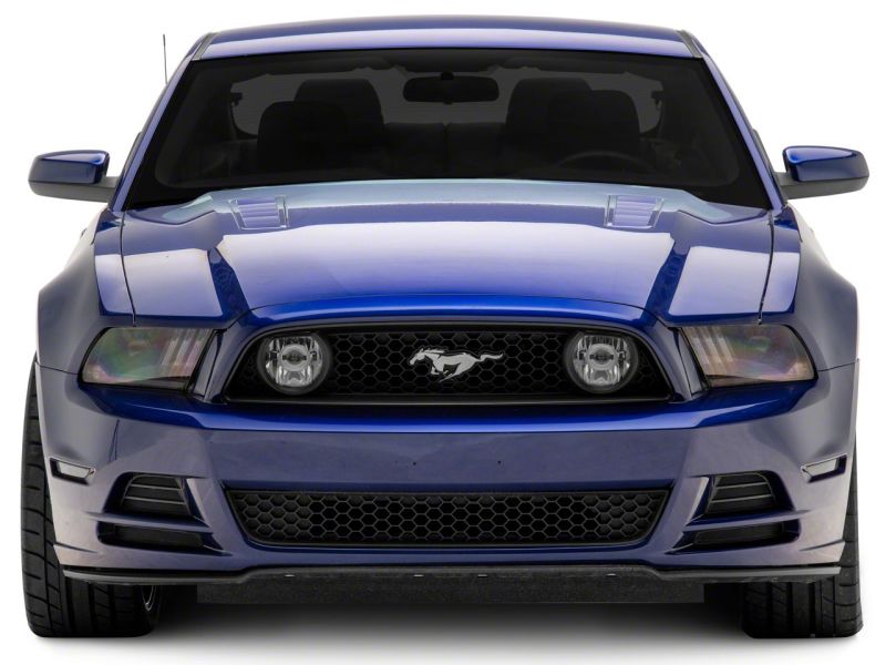 Phares de projecteur à LED Raxiom 13-14 Ford Mustang SEQL, clignotants - Boîtier noir (lentille transparente)