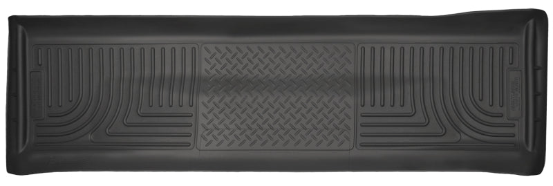 Revêtements de sol noirs pour 2e siège Husky Liners 11-15 Ford F250/F350/F450 Super Duty Crew Cab WeatherBeater