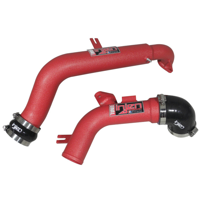 Kit de tuyauterie pour refroidisseur intermédiaire supérieur Injen 11-14 Nissan Juke 1,6 L Nismo Turbo - Rouge froissé