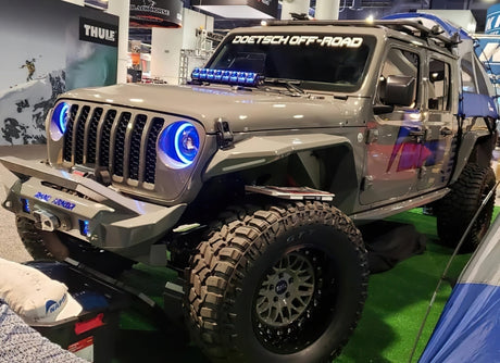 Oracle Oculus Bi-LED Projector Headlights for Jeep JL/Gladiator JT - w/ BC1 Controller