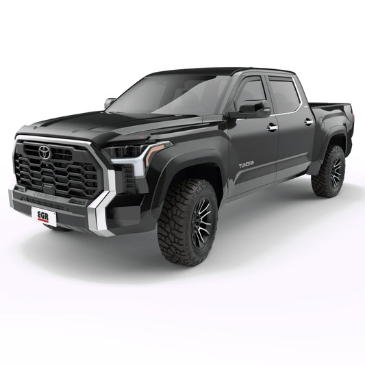 EGR 22-24 Toyota Tundra 66.7in Bed Summit Fender Flares (Set of 4) - Painted to Code Black