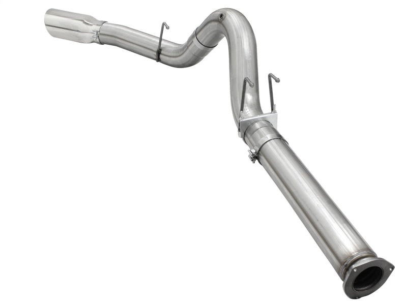 Échappement aFe Atlas 5 pouces DPF-Back en acier aluminisé 2015 Ford Diesel V8 6,7 L (td) Embout poli