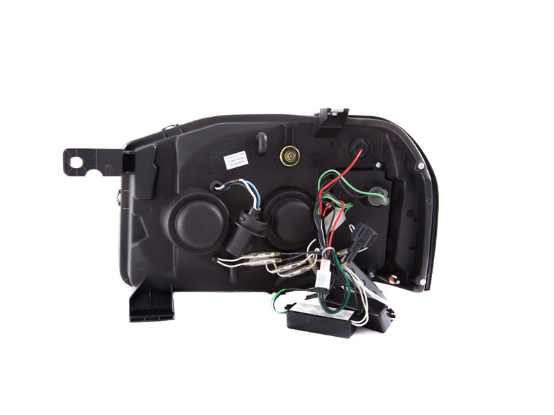Phares de projecteur ANZO 2001-2004 Nissan Frontier avec halo noir (CCFL)