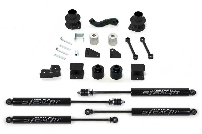 Jeep JK 4WD 07-18 Fabtech Système de base de 3 pouces avec Stealth