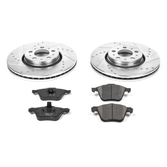 Power Stop 08-09 Volvo S60 Front Z23 Evolution Sport Brake Kit