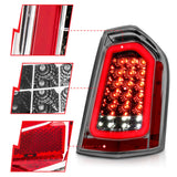ANZO 11-14 Chrysler 300 Feux arrière à LED chromés avec séquentiel