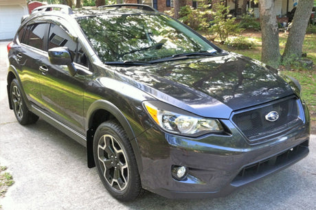 Bavette garde-boue Rally Armor 13-17 Subaru Crosstrek XV noire UR avec logo gris