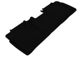 3D MAXpider 2012-2017 Toyota Camry/Camry Hybrid Kagu 2nd Row Floormats - Black 3D MAXpider