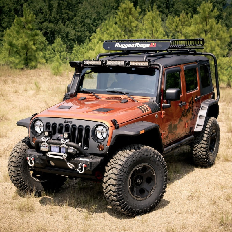 Rugged Ridge Hurricane Flat Fender Flare Kit 07-18 Jeep Wrangler