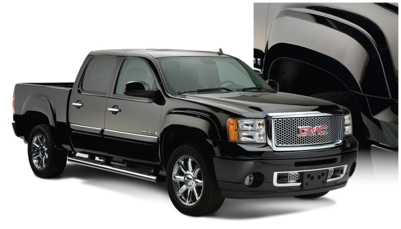 Bushwacker 07-13 GMC Sierra 1500 Fleetside Élargisseurs de style OE 4 pièces 69,3 po - Noir