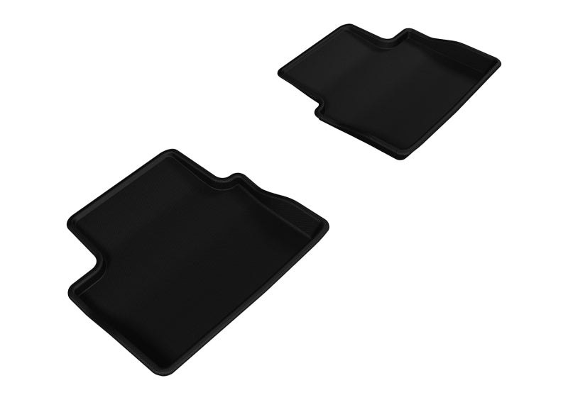 Tapis de sol 3D MAXpider pour Chevrolet Malibu Kagu 2013-2015, 2e rangée - Noir