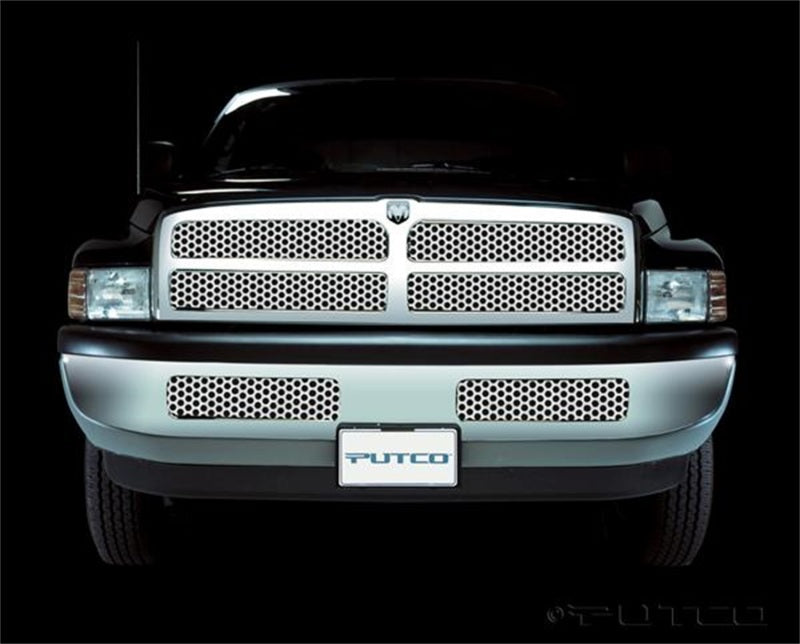 Grilles en acier inoxydable perforées Putco 94-02 Ram 2500/3500 (sauf Sport)