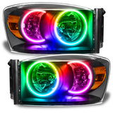Oracle 07-08 Dodge Ram SMD HL - Black - ColorSHIFT w/o Controller
