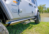 Système de marchepieds N-Fab Predator Pro pour Jeep Wrangler JL 4 portes SUV 2018 - Tex. Noir
