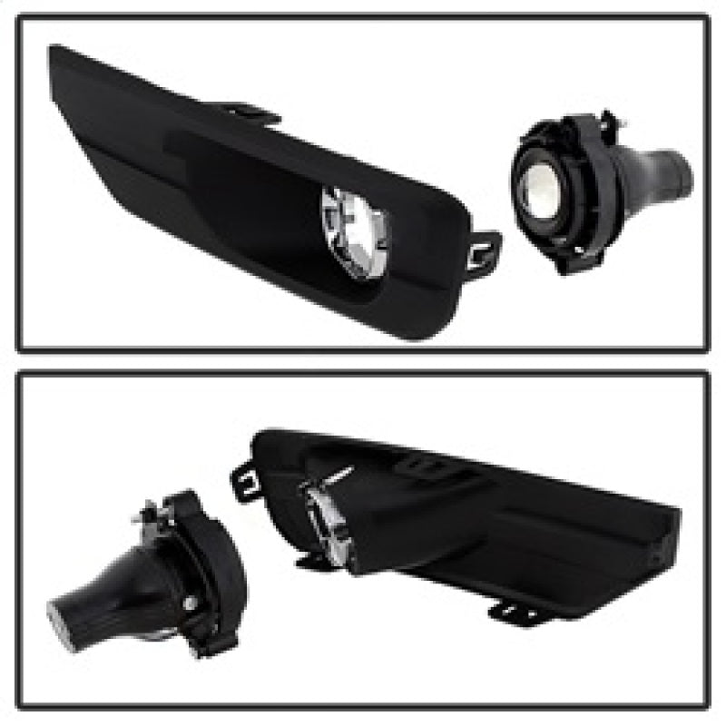 Feu antibrouillard OEM Spyder GMC Acadia 2013-2015 avec interrupteur universel - Transparent FL-GAC2013-C