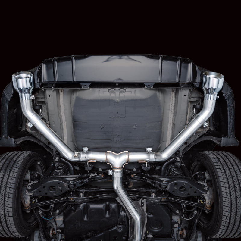 Échappement Catback AWE Tuning 22+ Honda Civic Si/Acura Integra Track Edition - Double embout chromé argenté