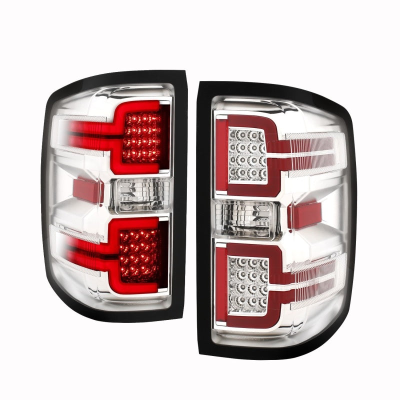 ANZO 2014-2018 Chevy Silverado 1500 LED Taillights Chrome