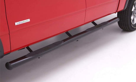 Barres de toit ovales droites en acier de 4 po pour camionnette à cabine multiplace Ram 1500 2019 de Lund - Noir