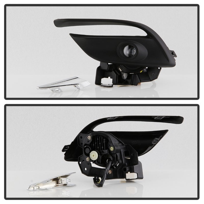 Feu antibrouillard à LED de style OEM Spyder 17-18 avec interrupteur - Transparent (FL-MM32017-LED-C)