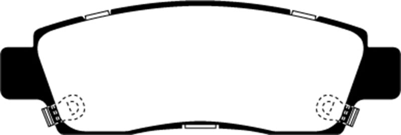 Plaquettes de frein arrière EBC 07+ Buick Enclave 3.6 Ultimax2