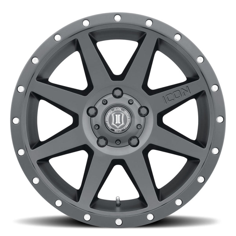 Roue ICON Rebound 20x9 6x135 16mm Offset 5.625in BS Noir Satin