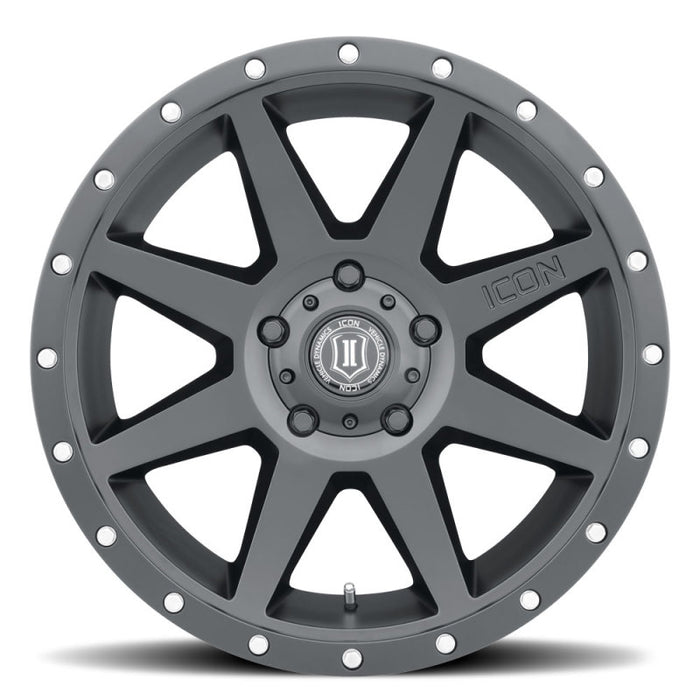 Roue ICON Rebound 20x9 5x150 16mm Offset 5.625in BS Noir Satin