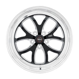 Roue noire Weld S76 17 x 10,5 / 5 x 4,5 BP / 7,9 po BS (plaquette basse) - Sans verrou de talon
