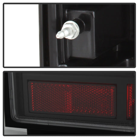 Feux arrière à LED Xtune Hummer H3 06-09 (non H3T) Noir ALT-ON-HH306-LED-BK