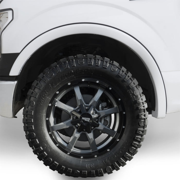 Élargisseurs de style OE Bushwacker 18-20 Ford F-150 4 pièces - Blanc Oxford