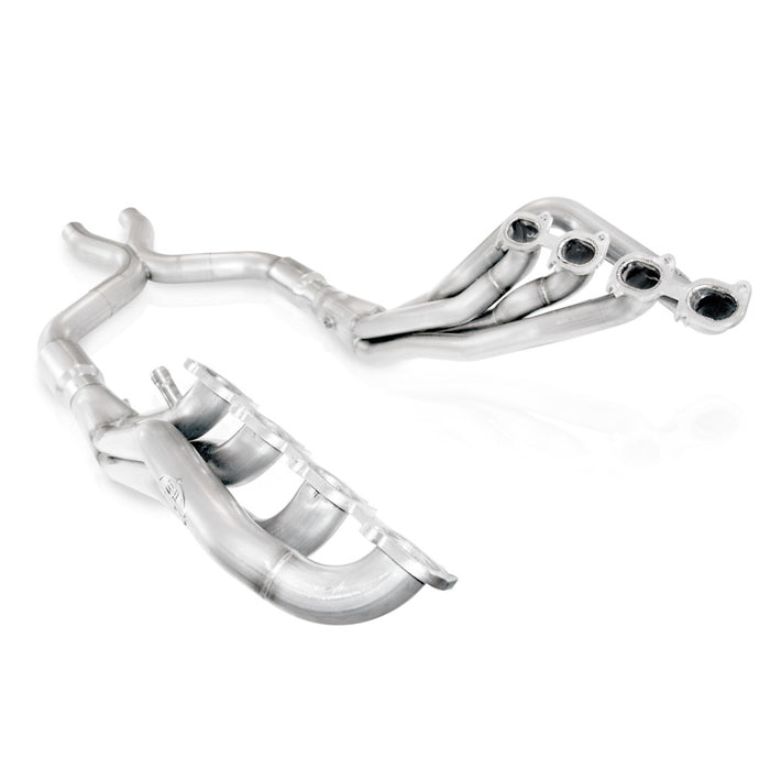 Collecteurs d'échappement Shelby GT500 2011-14 en acier inoxydable 1-7/8 po primaires Catalyseurs à haut débit 3 po X-Pipe