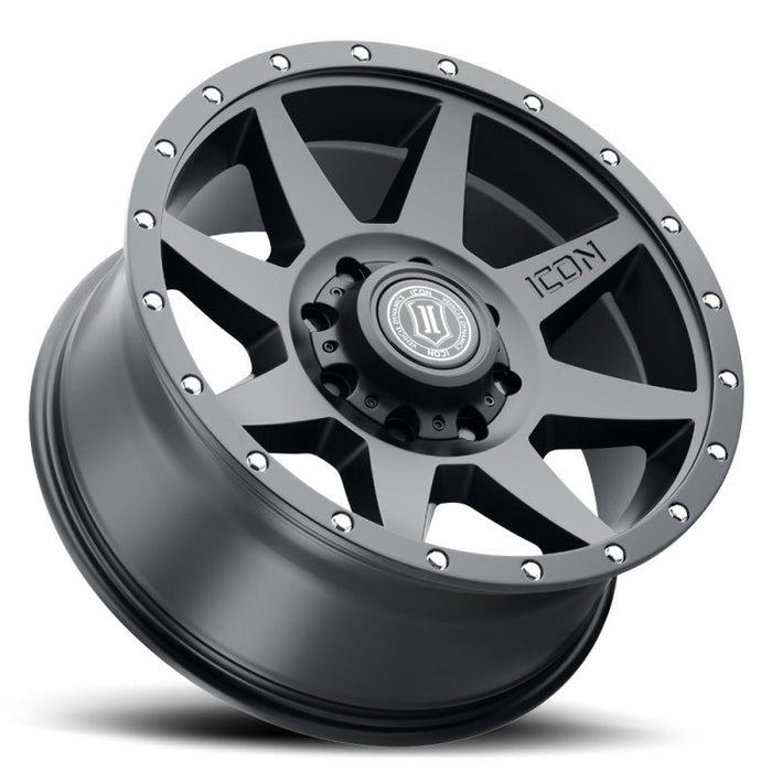 Roue ICON Rebound 20x9 8x170 6mm Offset 5.25in BS Noir Satin