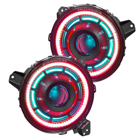 Phares projecteurs Oracle Oculus Bi-LED pour Jeep JL/Gladiator JT - ColorSHIFT 2 VOIR LA GARANTIE