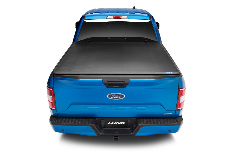 Lund 19-23 Ford Ranger Genesis Tri-Fold Tonneau Cover - Black