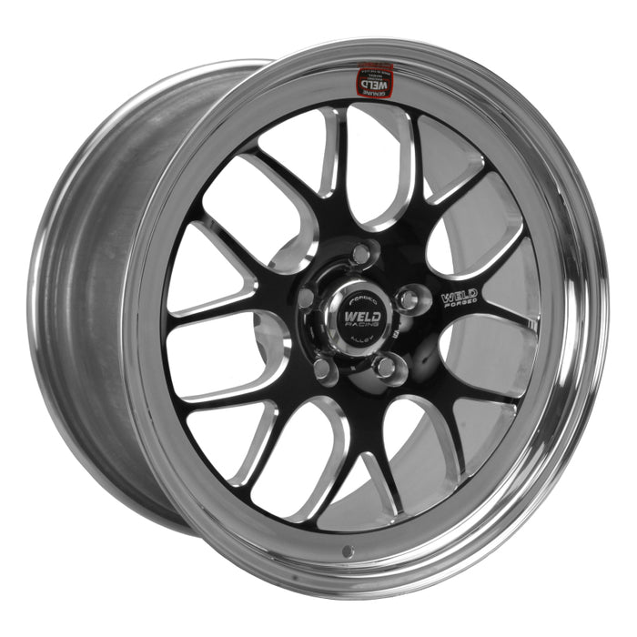 Roue noire Weld S77 18x10 / 5x4,75 BP / 7,1 po BS (plaquette haute) - Sans verrou de talon